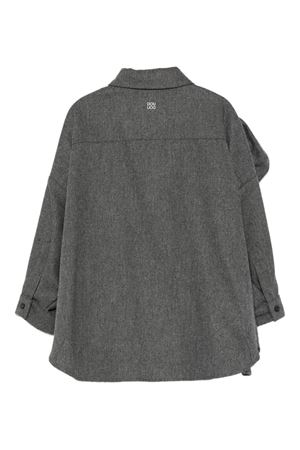 grey wool jacket DOUUOD KIDS | DX5A00I0296808